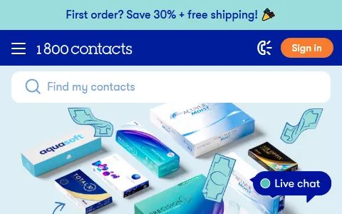 1800contacts status preview image