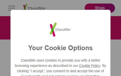 23andMe status preview image