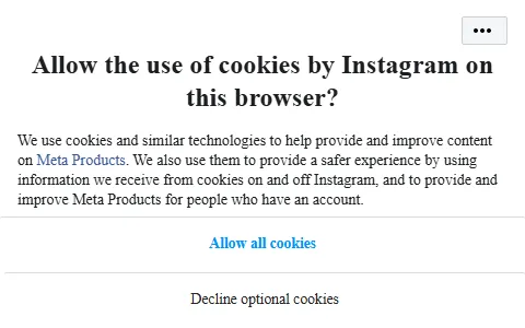 Instagram About status preview image