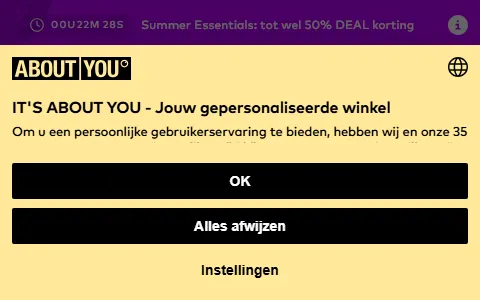 AboutYou Belgium status preview image