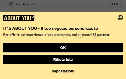 About You Italy status preview image