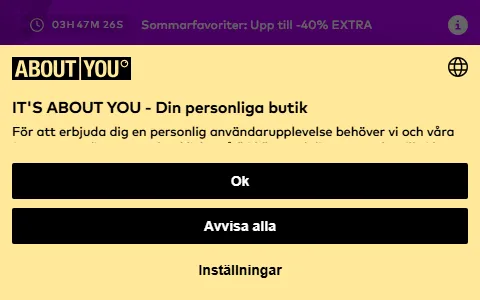 About You Sweden status preview image