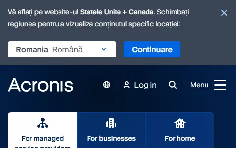 Acronis status preview image