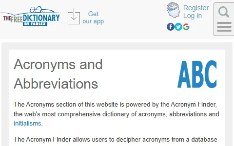 Acronym Finder status preview image