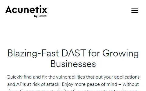 Acunetix status preview image