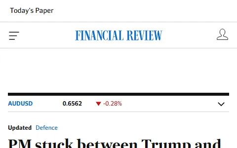 Australian Financial Review status preview image