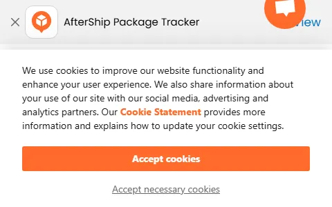 AfterShip status preview image