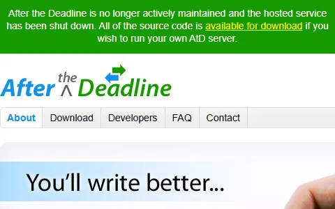 After the Deadline status preview image