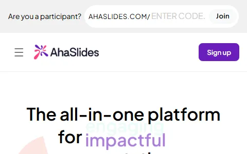AhaSlides status preview image