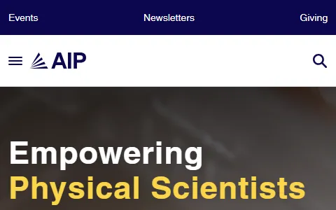 Aip.org status preview image