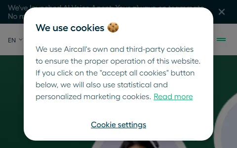 Aircall status preview image