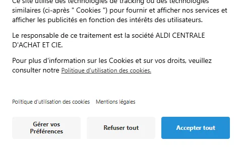 Aldi France status preview image