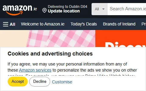 Amazon Ireland status preview image