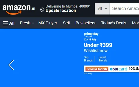 Amazon India status preview image