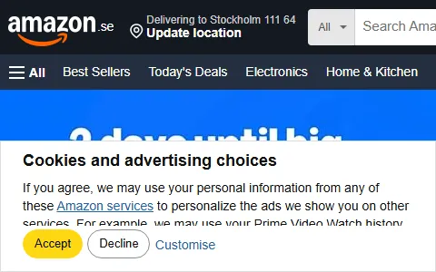 Amazon Sverige status preview image