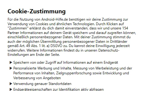 Android Hilfe status preview image