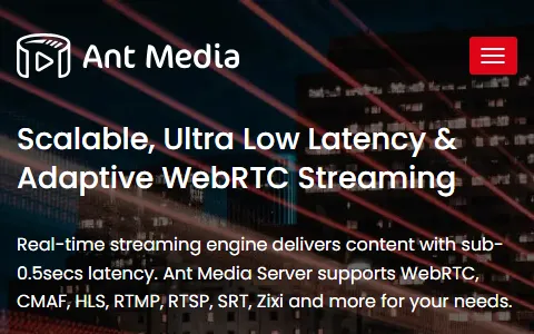 Ant Media Server status preview image