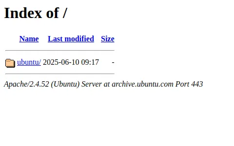 Ubuntu Archive status preview image