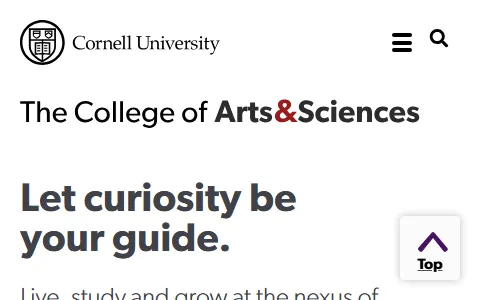 Arts & Sciences Cornell status preview image
