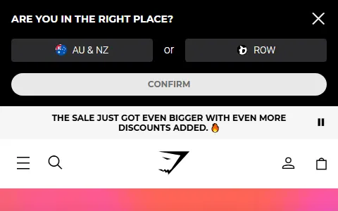 Gymshark Australia status preview image