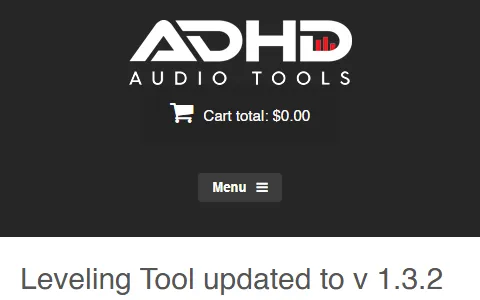 AdHd Audio Tools status preview image