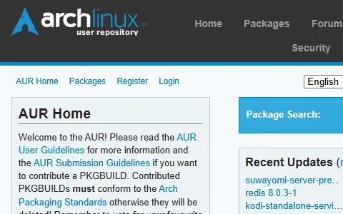 AUR status preview image