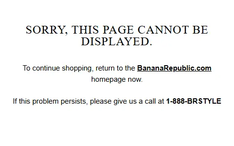 Banana Republic status preview image
