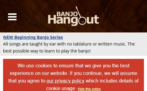 Banjo Hangout status preview image