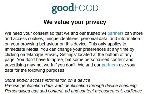 Good Food status preview image