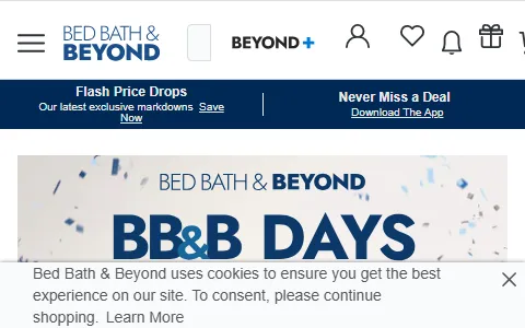 Bed Bath & Beyond status preview image
