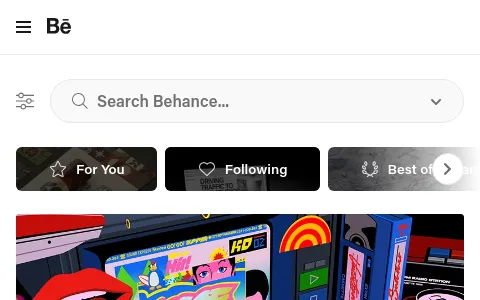 Behance status preview image