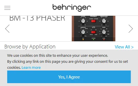 Behringer status preview image