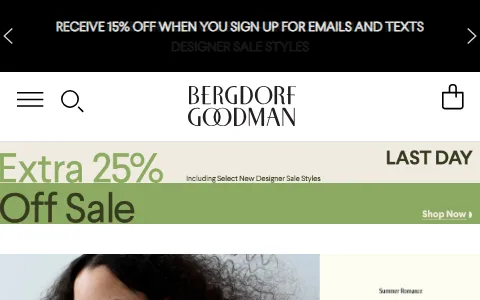 Bergdorf Goodman status preview image