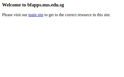 Bfapps.nus.edu.sg status preview image