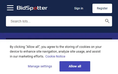 BidSpotter status preview image