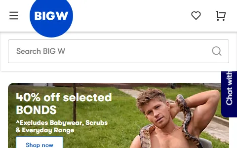 Big W status preview image