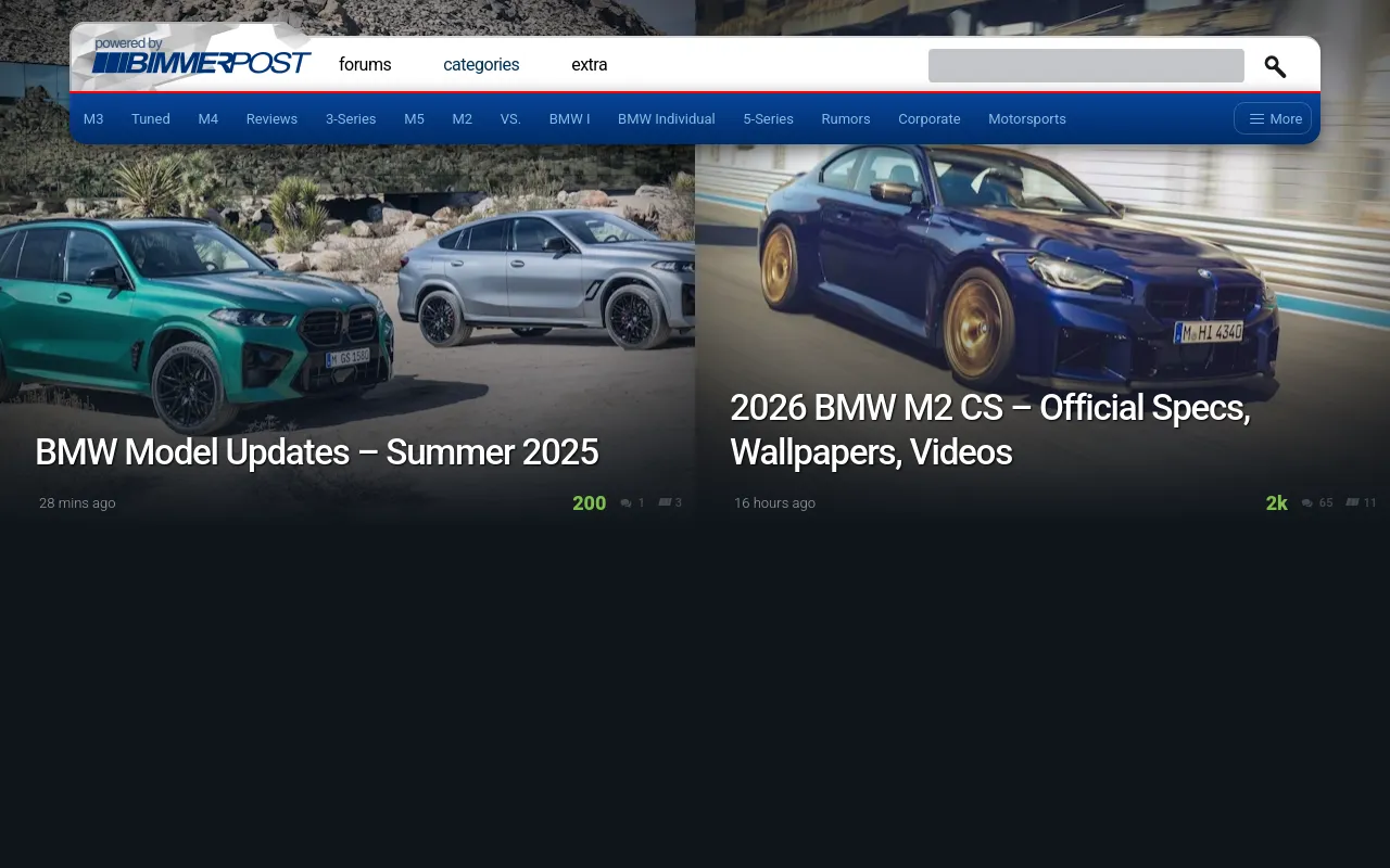 BIMMERPOST status preview image