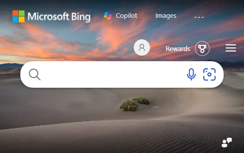 Bing status preview image