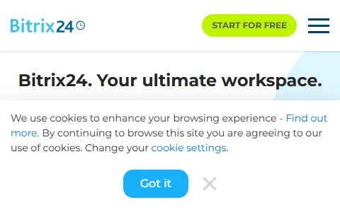Bitrix24 Europe status preview image