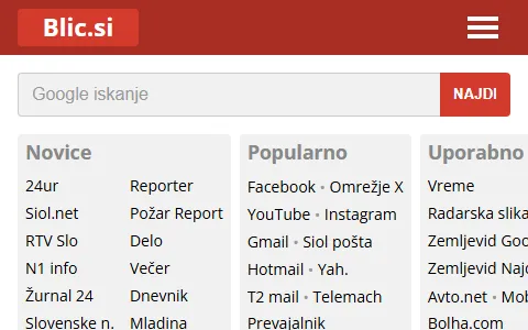 Blic.si status preview image