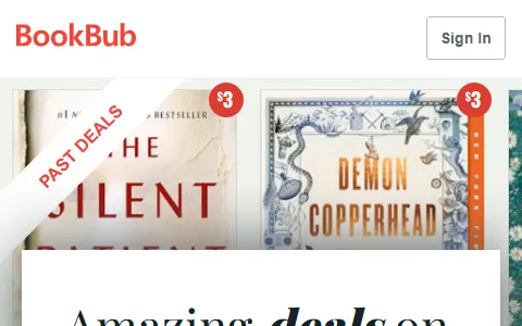 Bookbub status preview image