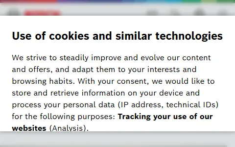 Bosch Global status preview image