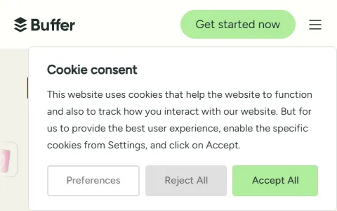 Buffer status preview image