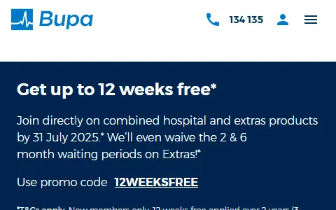 Bupa status preview image