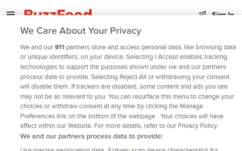 BuzzFeed status preview image