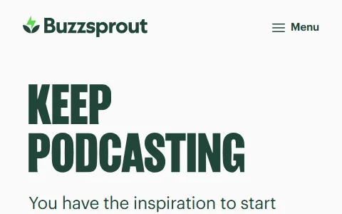 Buzzsprout.com status preview image