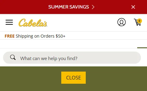 Cabelas status preview image