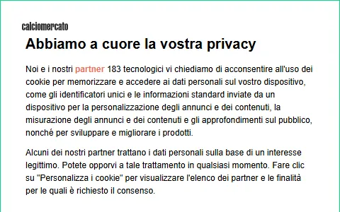 Calciomercato status preview image