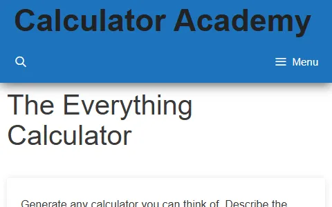Calculator Academy status preview image