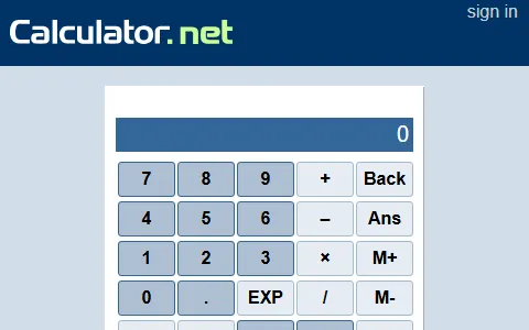 Calculator Net status preview image